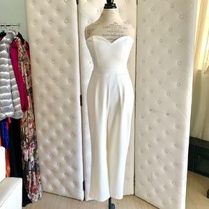 New Express Strapless Jumpsuit